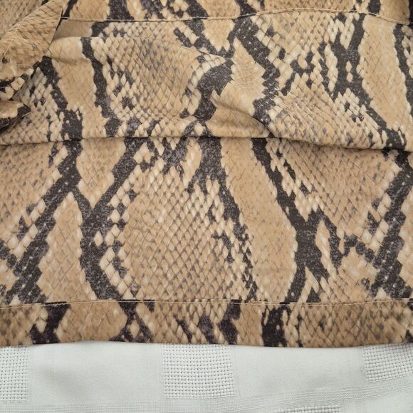 Snake Print Tan and Black Dress - Picture 15 of 16